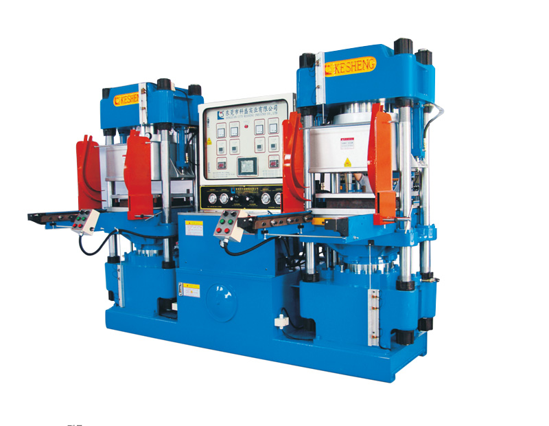 高精密雙油泵全自動(dòng)快速真空軌道開模油壓成型機(jī)